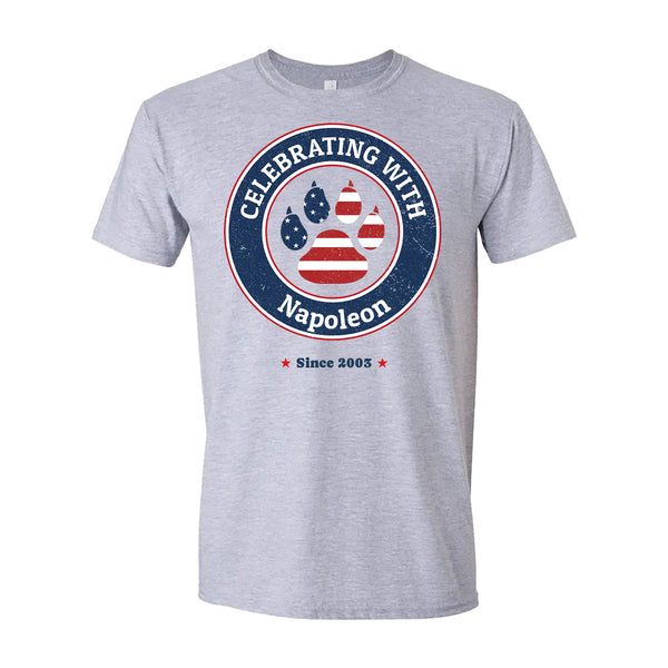 Celebrate with your Cat Personalized T-Shirt