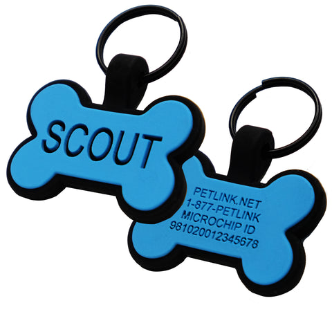 Personalized Silicone Collar Tags