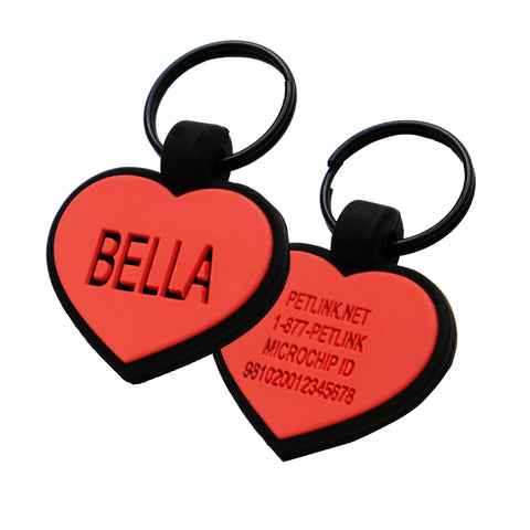 Personalized Silicone Collar Tags