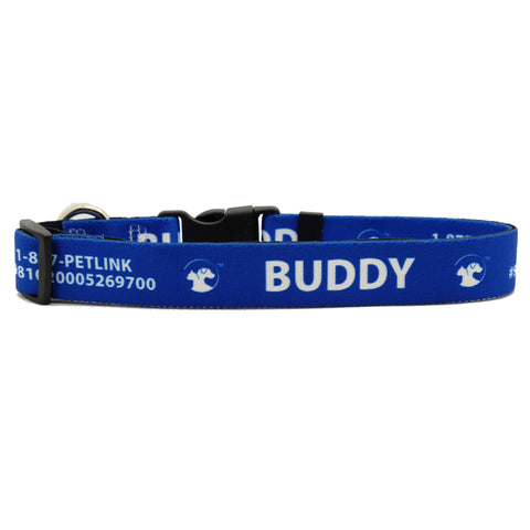 Personalized Solid Dog Collars